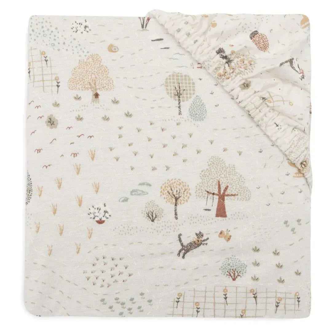 Jollein® Bombažna rjuha 70/75x140/150cm Tiny Park Jollein