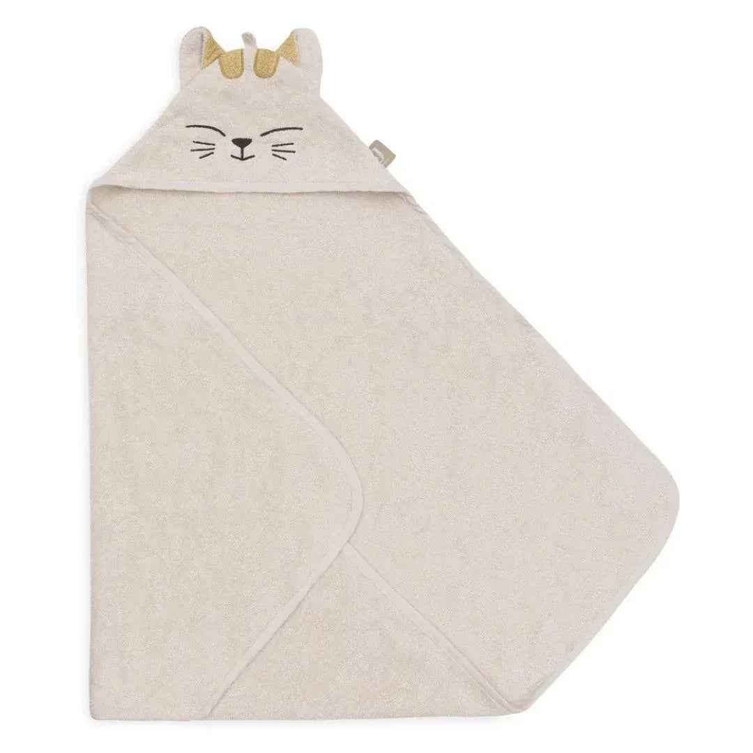 Jollein® Brisača s kapuco Charlie Cat 75x75 Jollein