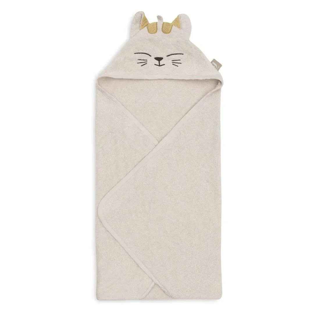 Jollein® Brisača s kapuco Charlie Cat 75x75 Jollein
