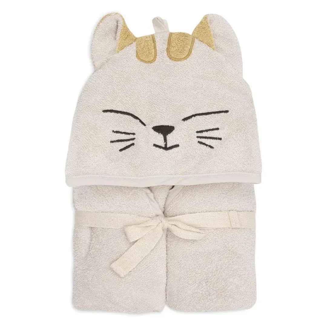 Jollein® Brisača s kapuco Charlie Cat 75x75 Jollein