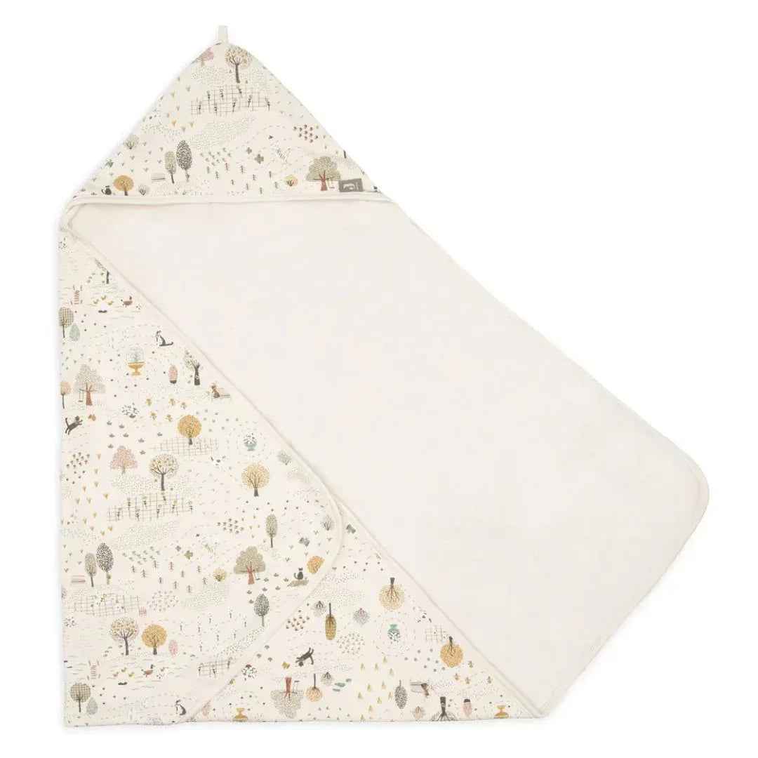 Jollein® Brisača s kapuco Tiny Park 75x75 Jollein