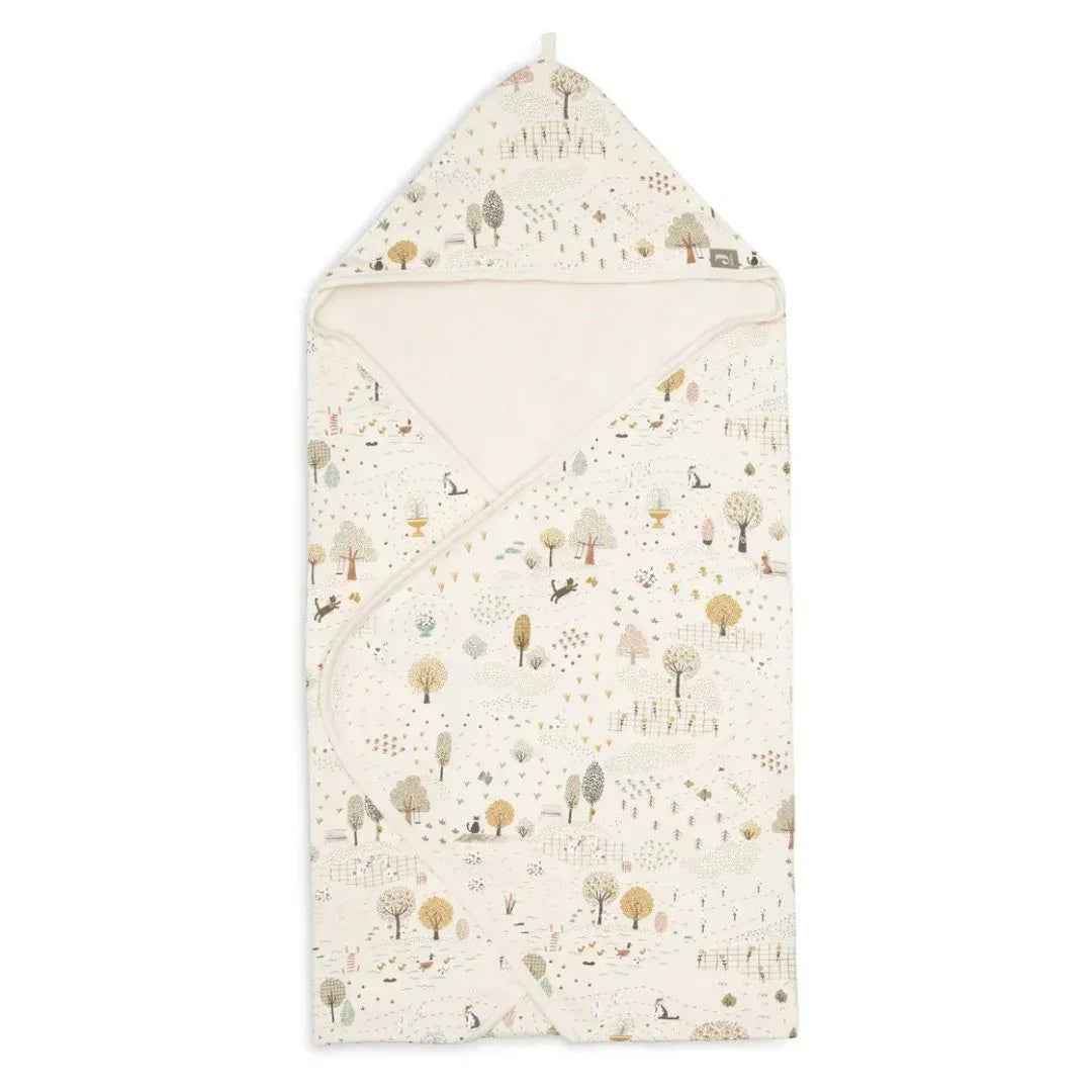 Jollein® Brisača s kapuco Tiny Park 75x75 Jollein