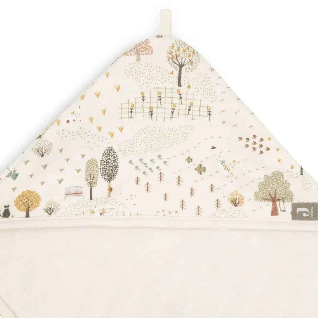 Jollein® Brisača s kapuco Tiny Park 75x75 Jollein