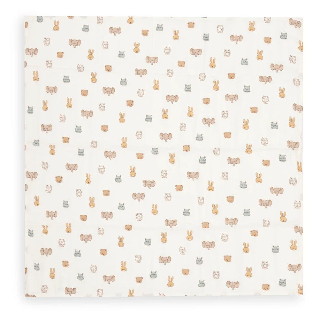Jollein® Muslin Cloth 70x70cm Jollies 3 Pack – slika 2