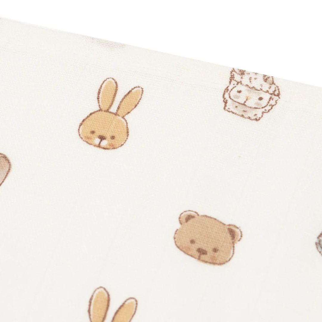 Jollein® Muslin Cloth 70x70cm Jollies 3 Pack – slika 3