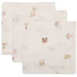 Jollein® Set of 3 washcloths Animal Friends 20x15 cm