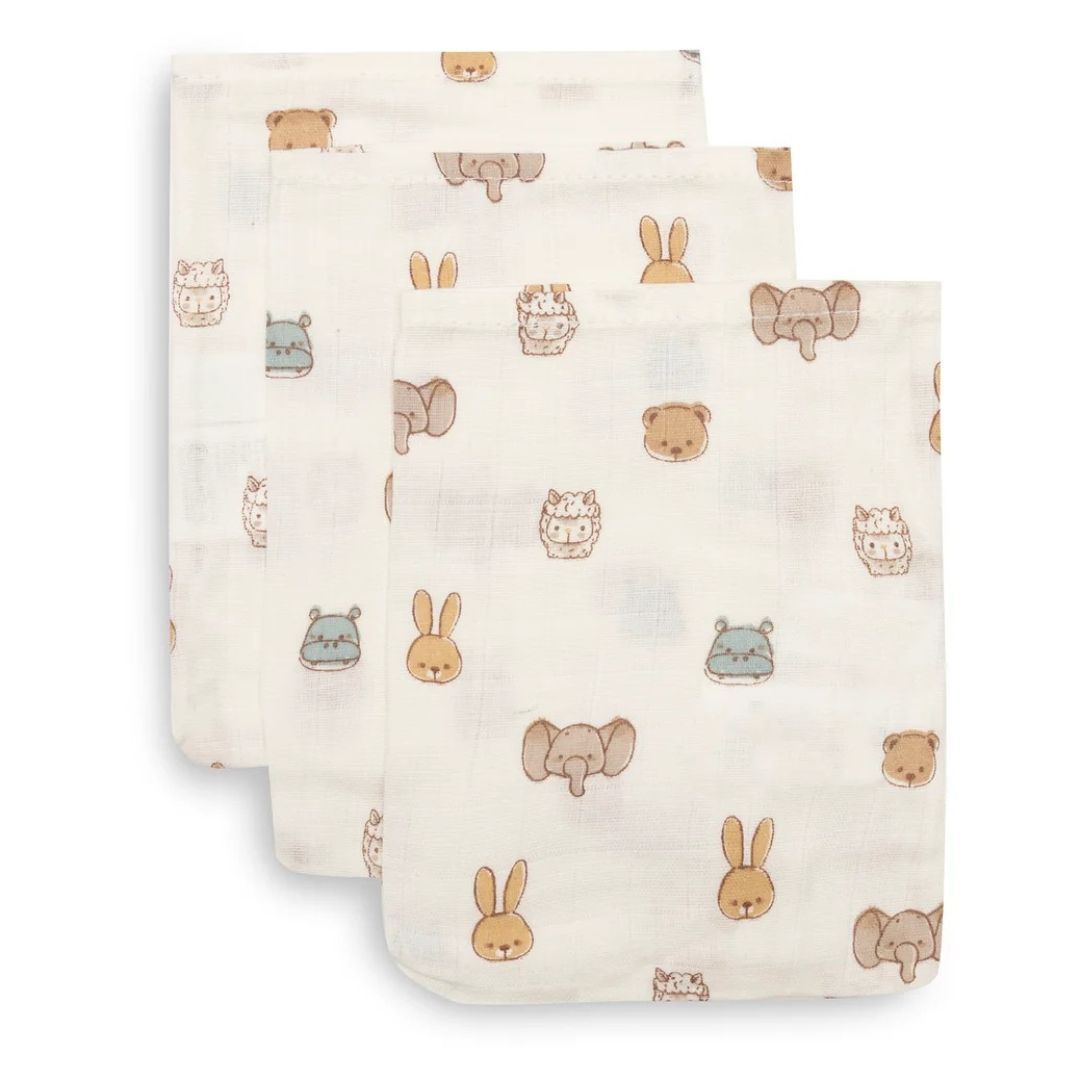 Jollein® Set of 3 Washcloths Jollies 20x15