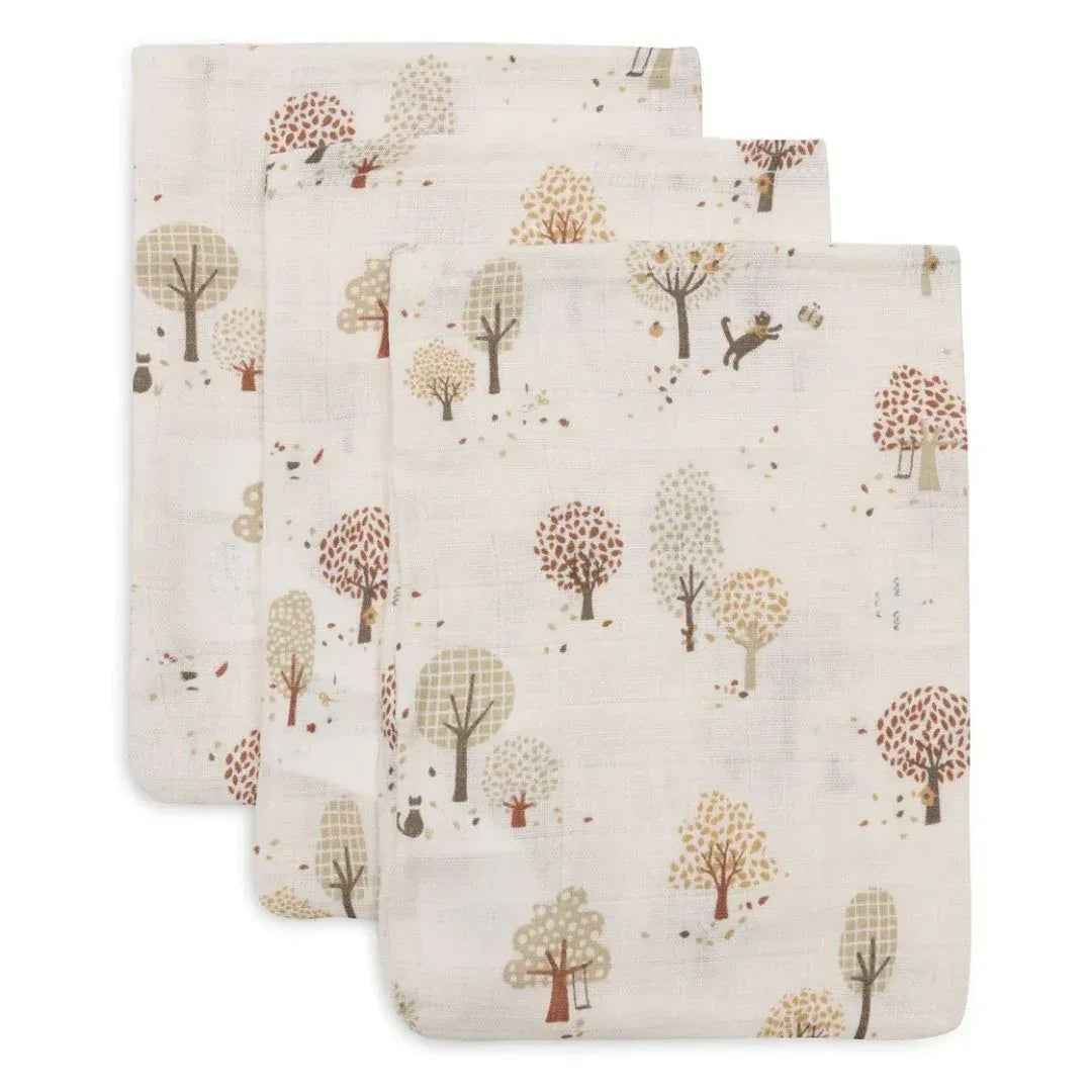 Jollein® Komplet 3 krpic za umivanje Tiny Park 20x15 Jollein