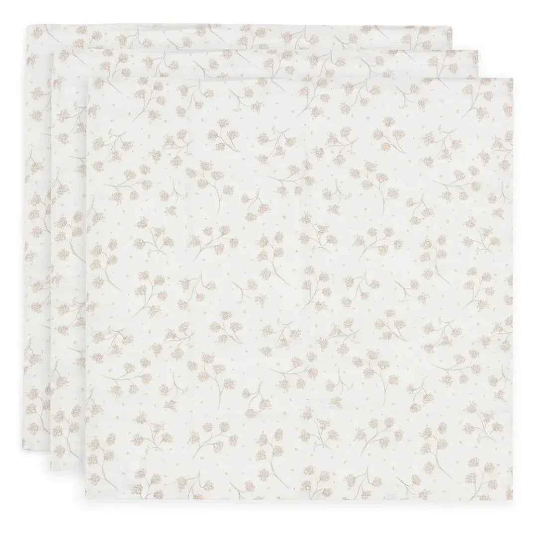 Jollein® Komplet 3 tetra pleničk 70x70 cm Leafy Dreams Jollein