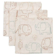 Jollein® Komplet 3 tetra pleničk Elephant Tales 31x31 cm Jollein