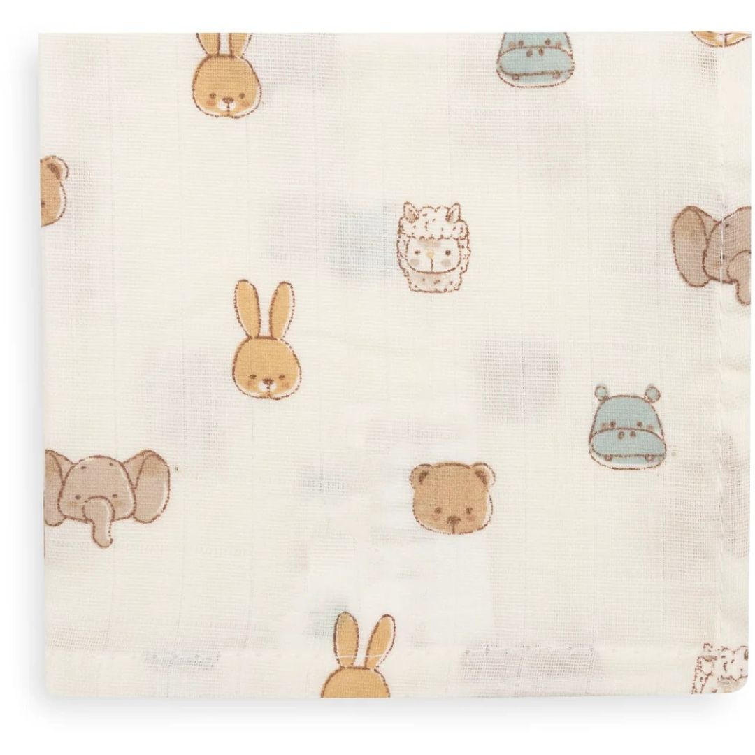 Jollein® Set of 3 muslin squares Jollies 31x31 – slika 2