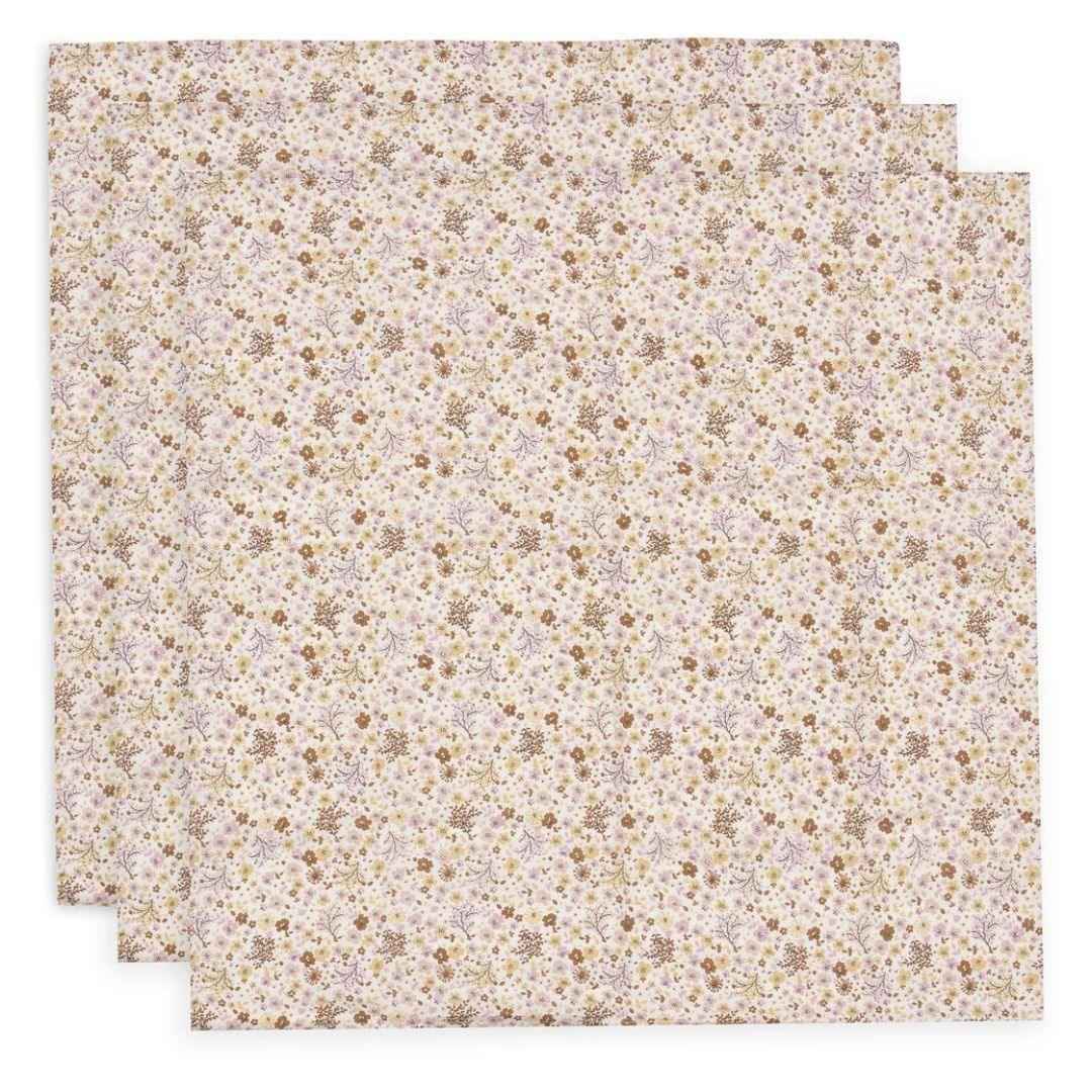 Jollein® Komplet 3 tetra pleničk 70x70 cm Flower Fairies Jollein