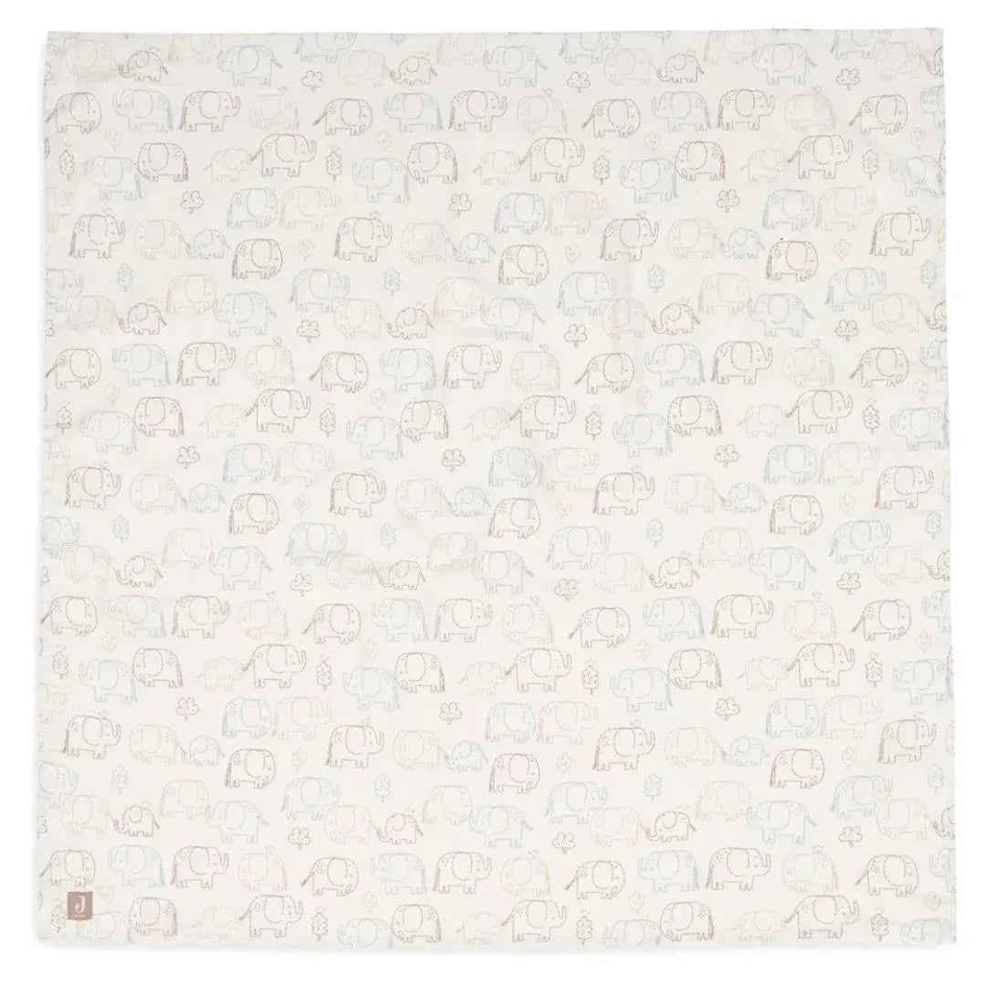 Jollein® Komplet dveh tetra pleničk Elephant Tales 115x115cm Jollein