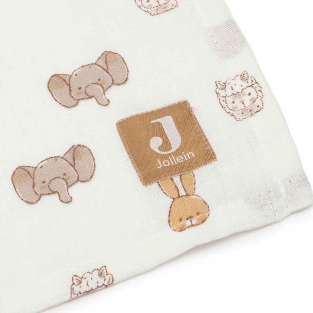 Jollein® Set of two muslin swaddles Jollies 115x115cm – slika 3