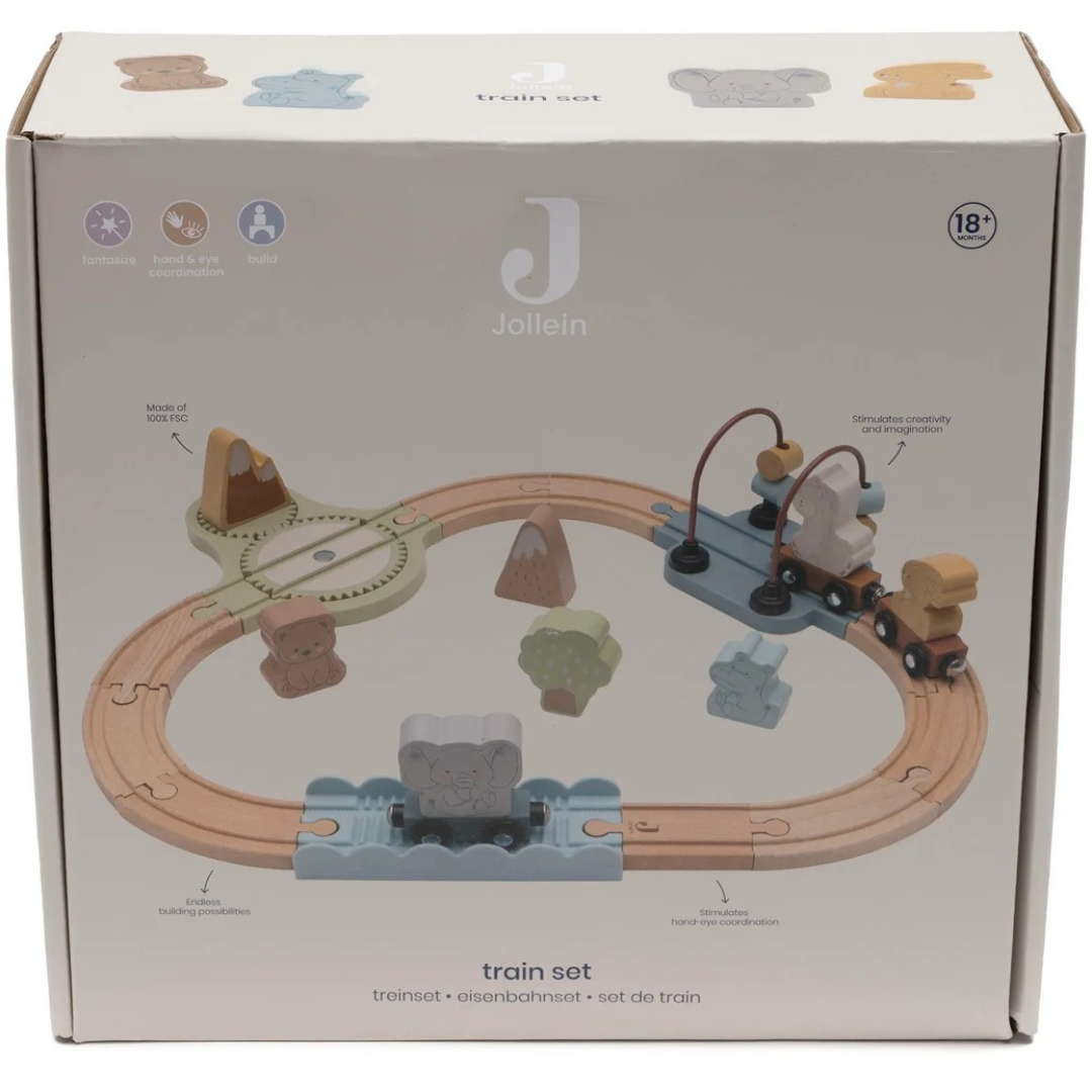 Jollein® Holzeisenbahn Jollies – slika 2