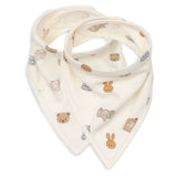 Jollein® Muslin bandana bib Jollies 2 Pack