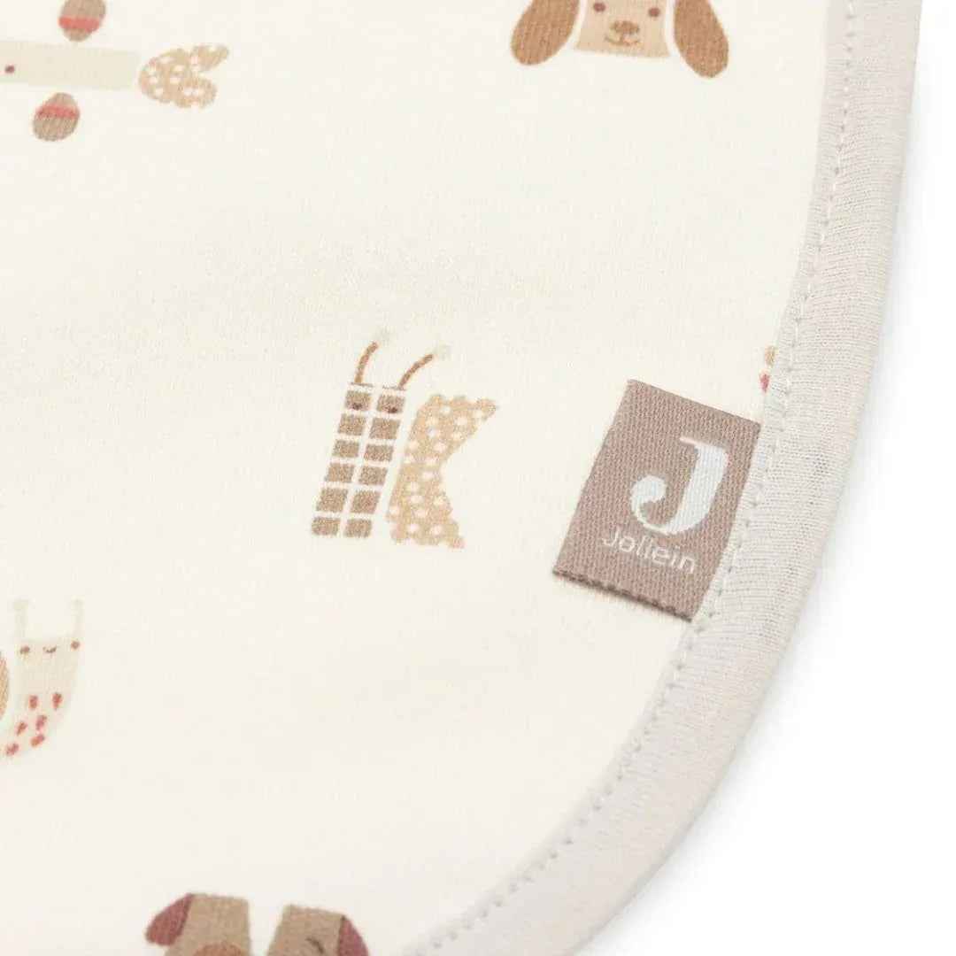 Jollein® Nepremočljivi slinček Animal Friends 5 kos Jollein