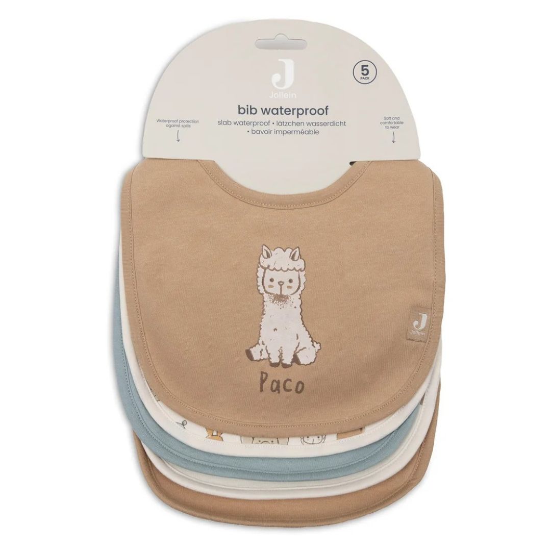 Jollein® Waterproof Bib Jollies 5 Pack – slika 6