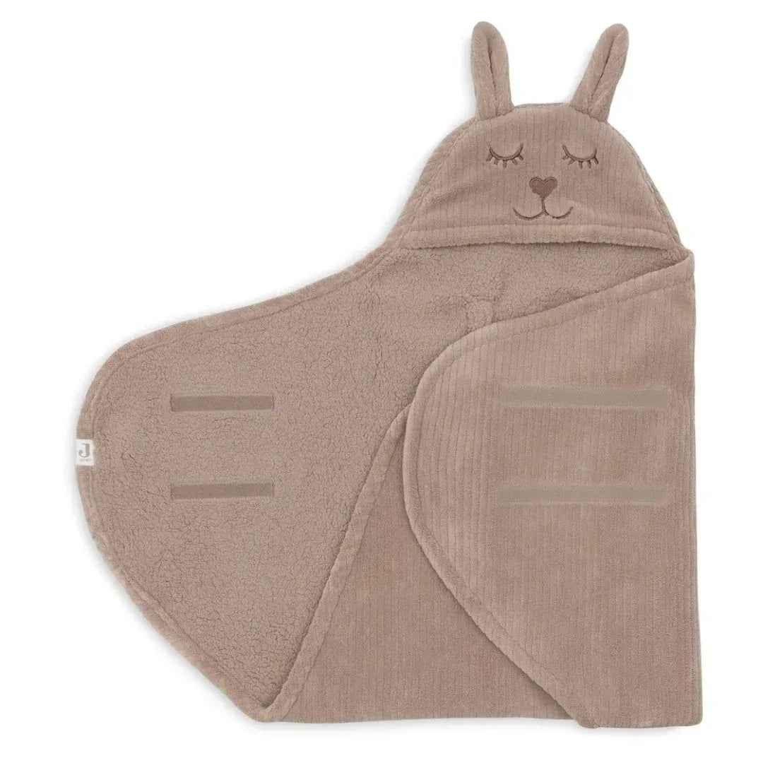 Jollein® Odeja za avtosedež Cloudy Rib Milky Coffee 105x100 Jollein