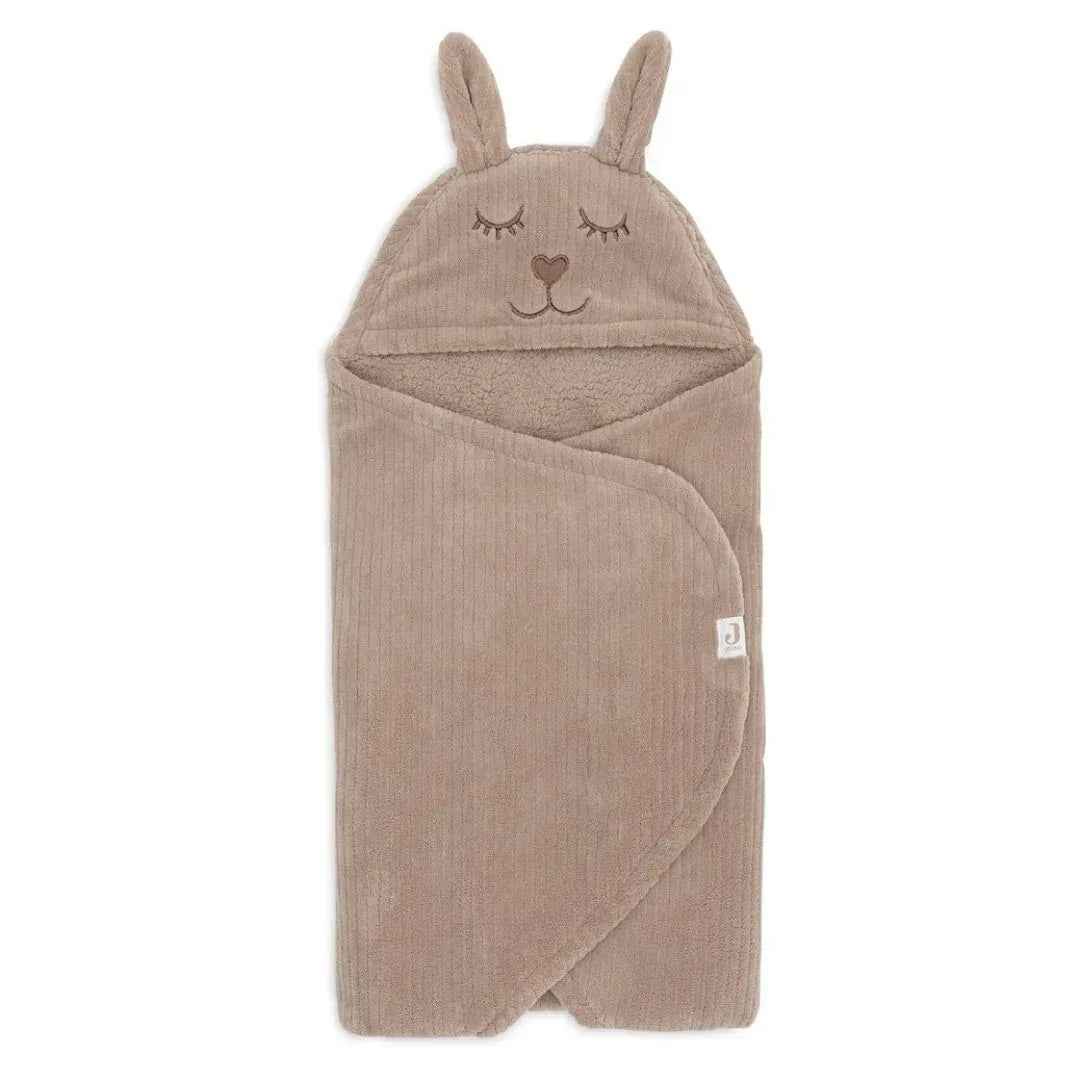 Jollein® Odeja za avtosedež Cloudy Rib Milky Coffee 105x100 Jollein