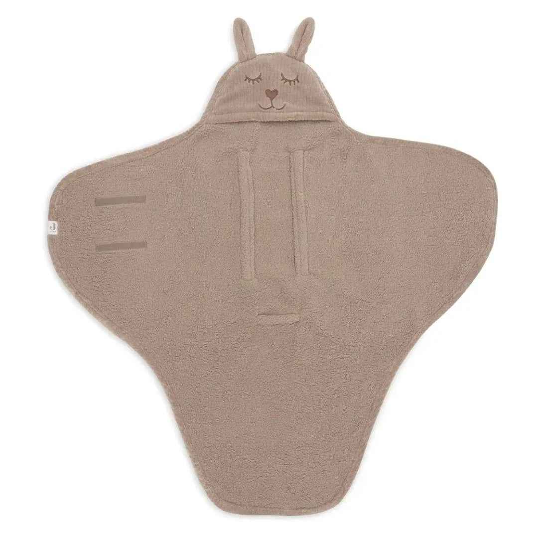Jollein® Odeja za avtosedež Cloudy Rib Milky Coffee 105x100 Jollein