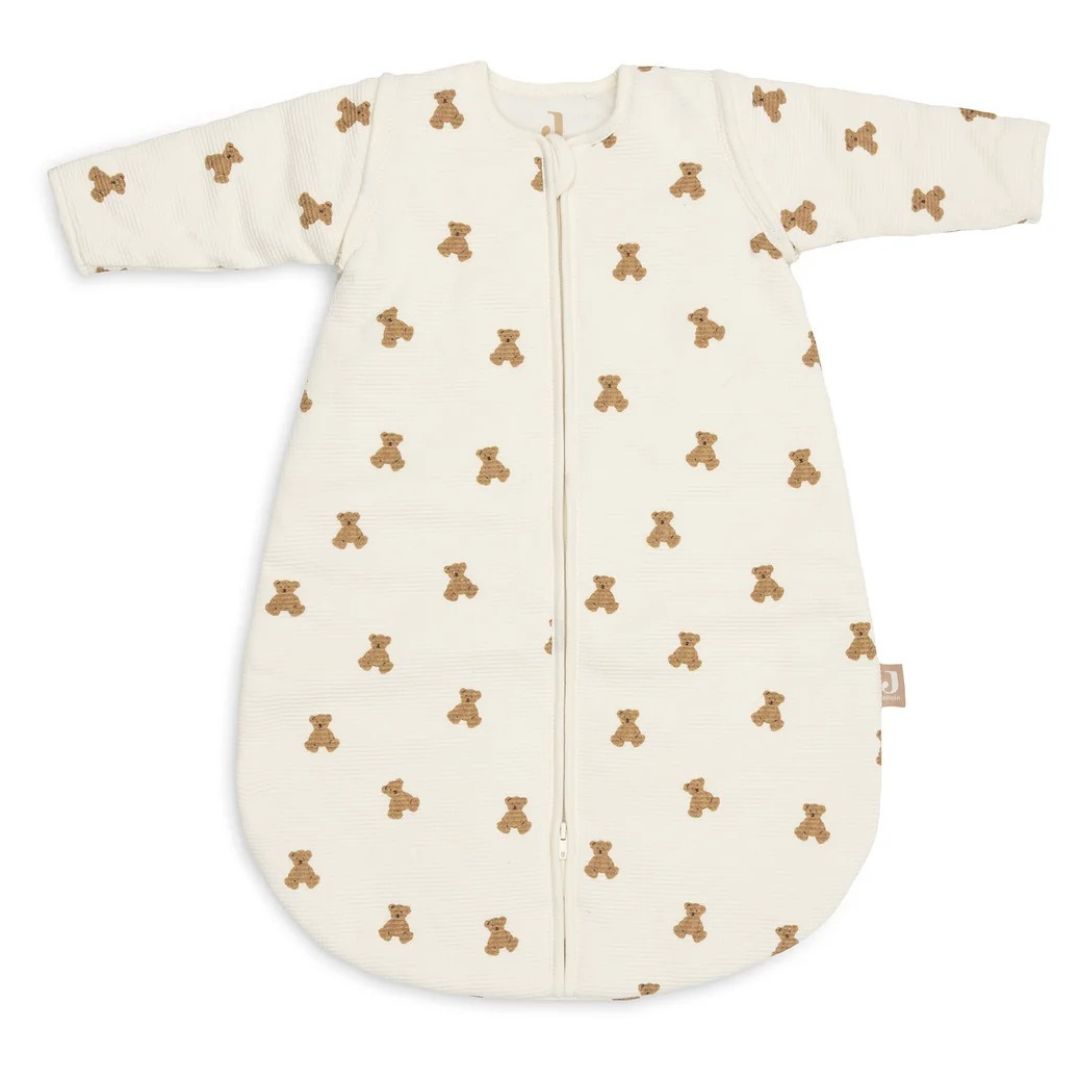 Jollein® Baby sleeping bag with removable sleeves 60cm Mini Teddy Bear Little Waffle