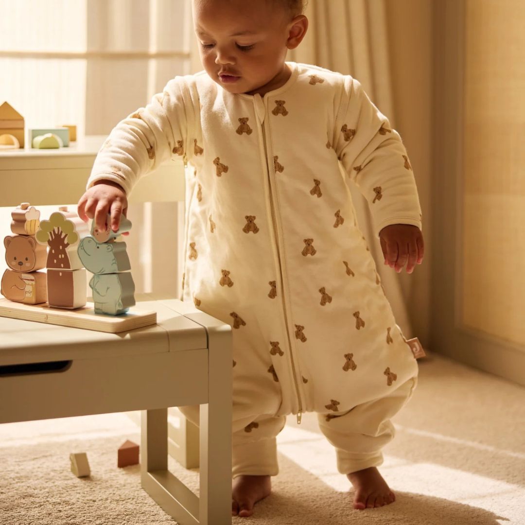 Jollein® Baby sleeping bag with legs and removable sleeves 80/86cm Jollies Sand – slika 12