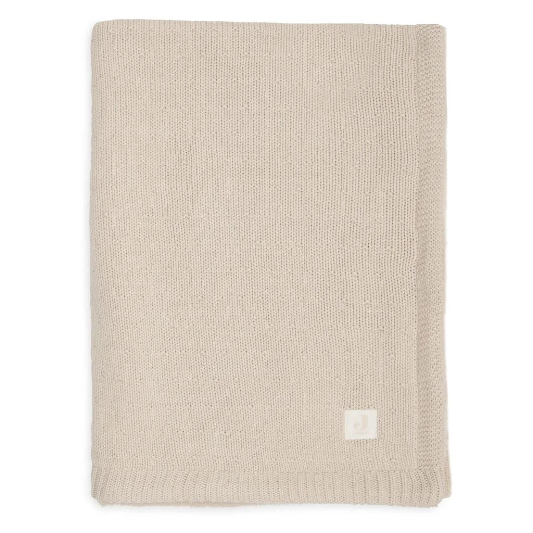 Jollein® Knitted blanket Sprinkle Knit Sand/Fluffy 100x150 – slika 2