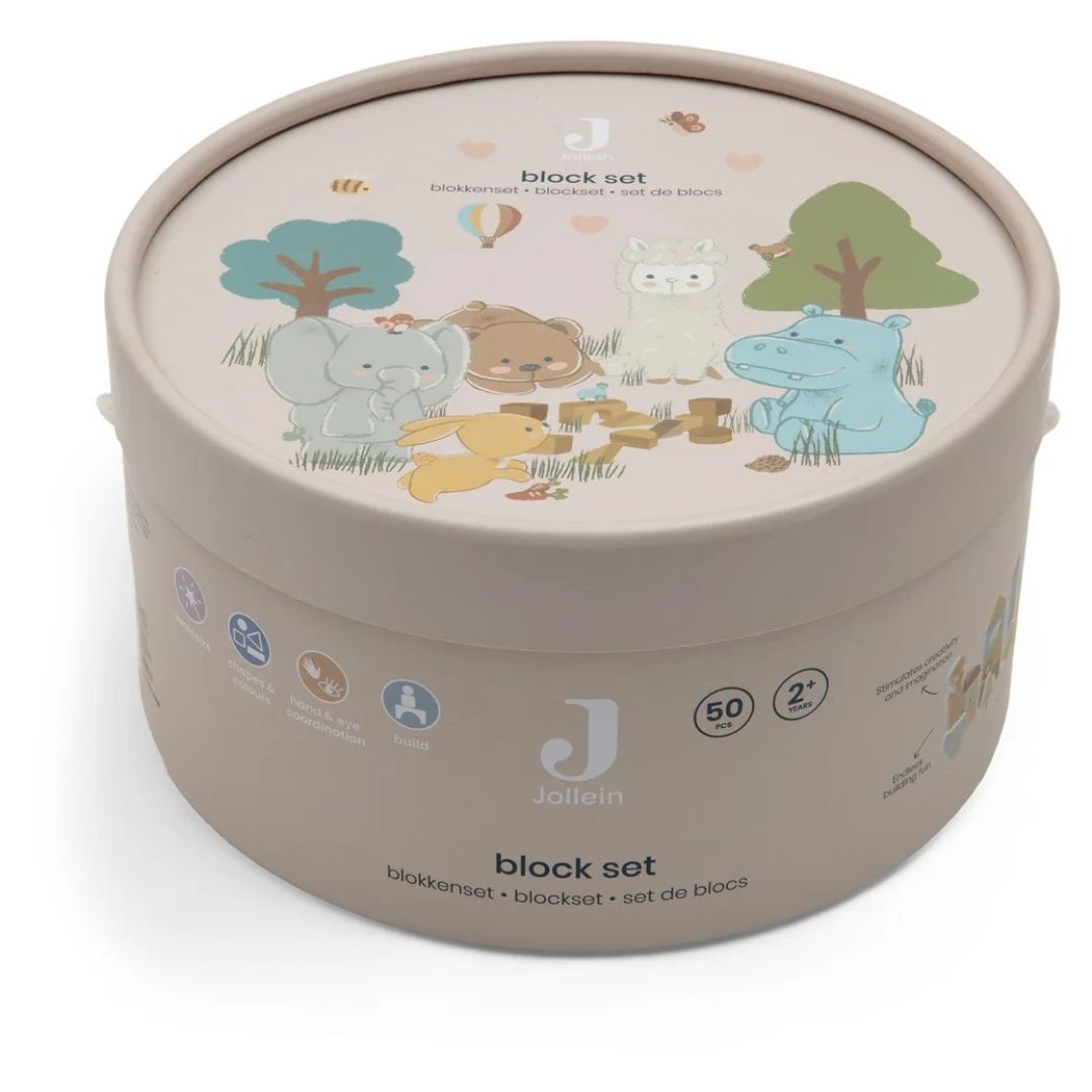 Jollein® Wooden Block Set Jollies – slika 2