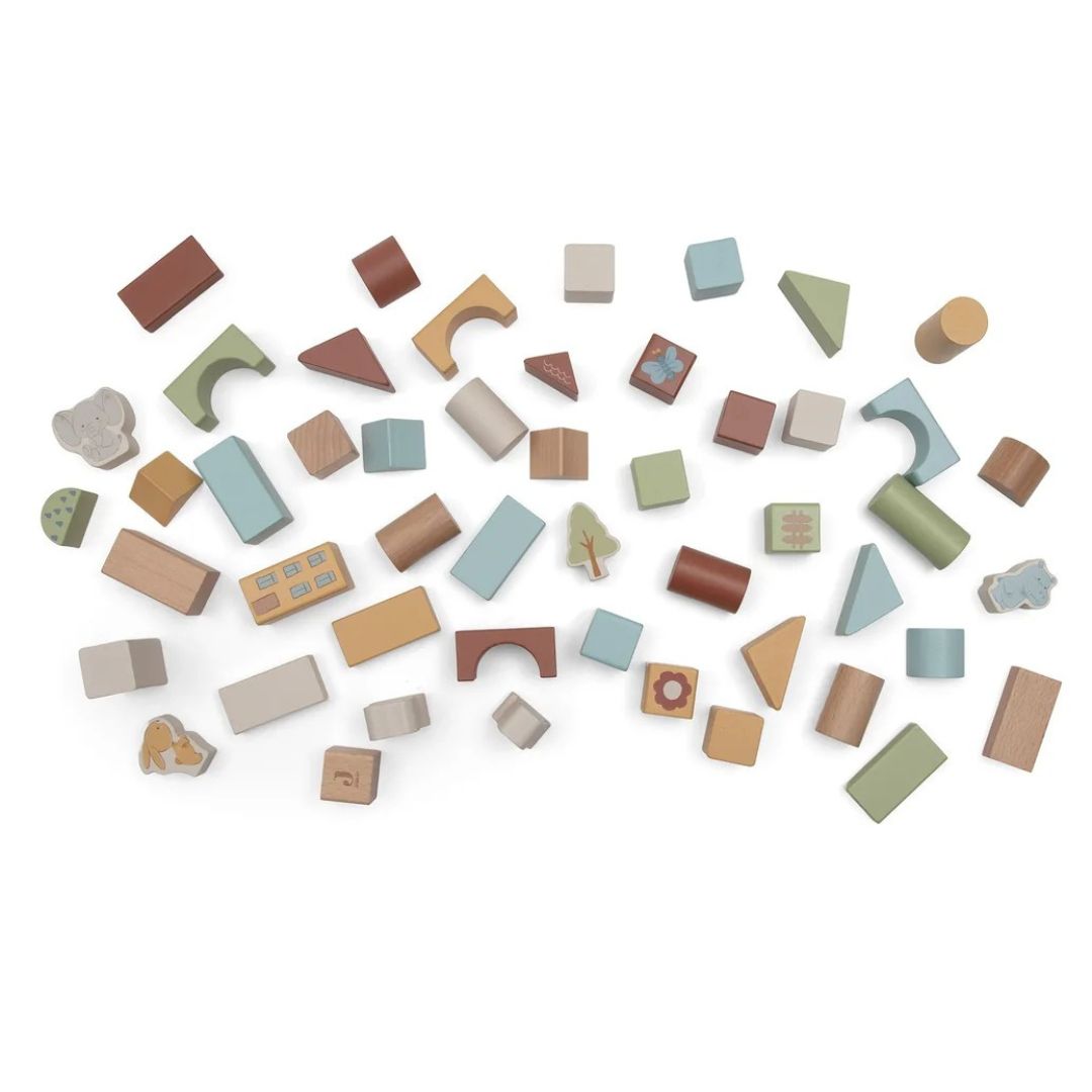 Jollein® Wooden Block Set Jollies – slika 3