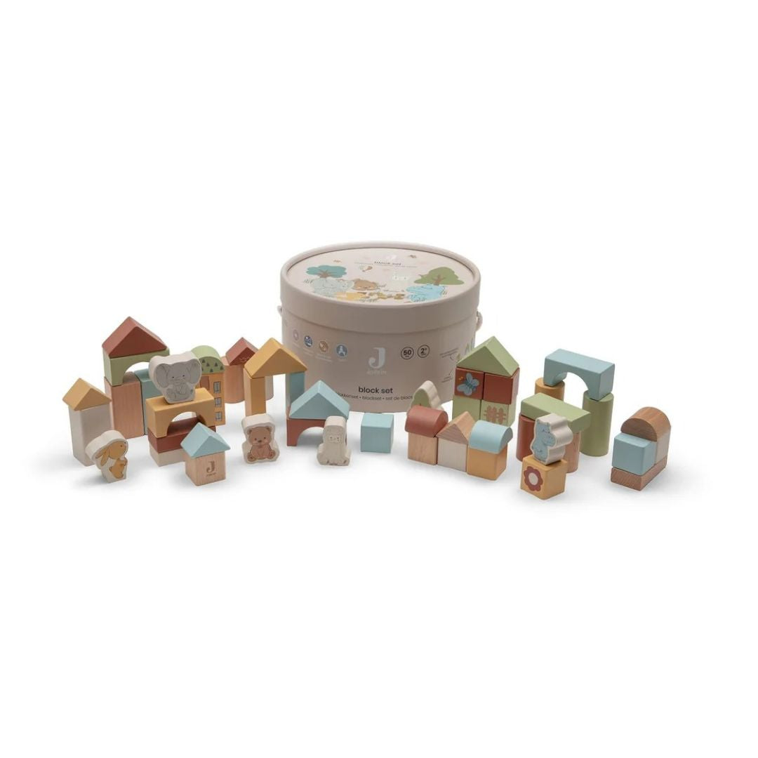 Jollein® Wooden Block Set Jollies – slika 4