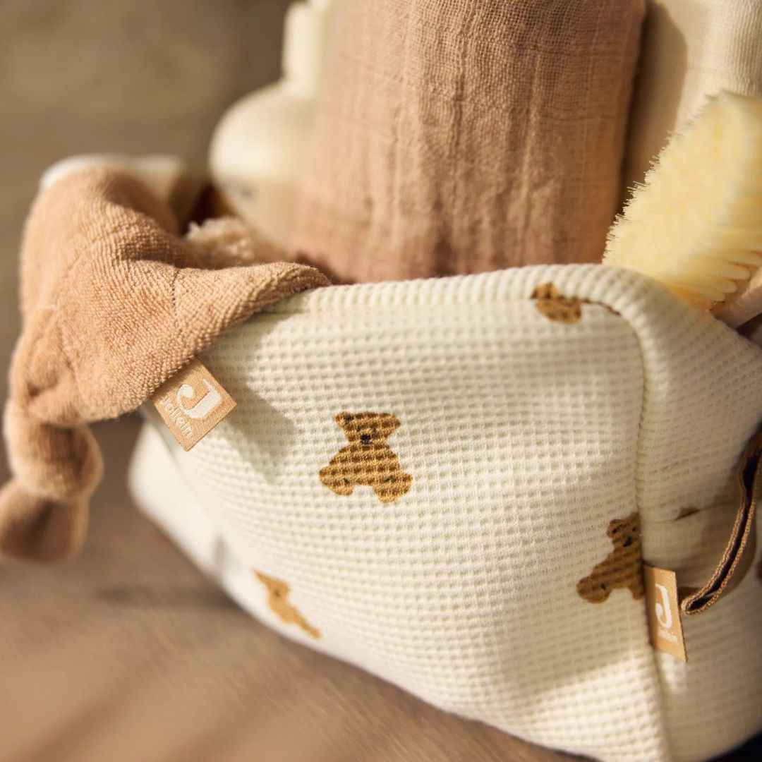 Jollein® Toaletna torbica Mini Teddy Bear Little Waffle Jollein