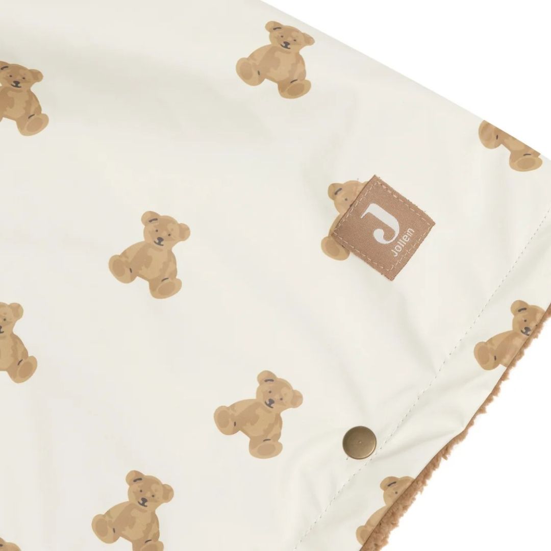 Jollein® Waterproof poncho Mini Teddy Bear Teddy Fleece – slika 3
