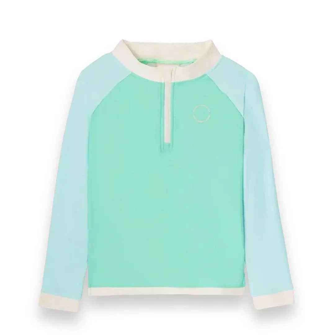 KiETLA® Otroška kopalna majica z dolgimi rokavi Green/Blue 10-12 L Ki ET LA
