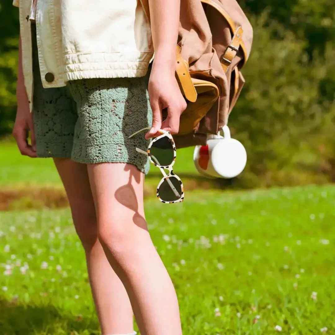 KiETLA® Otroška sončna očala BUZZ Cream Leopard Ki ET LA