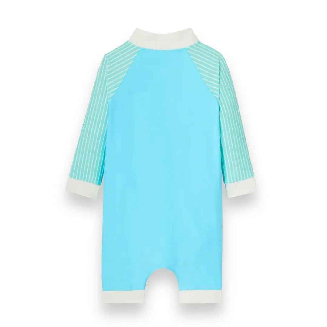 KiETLA® Otroške daljše enodelne kopalke Blue/Striped Ki ET LA