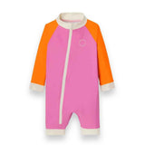 KiETLA® Kids Long One-Piece Swimsuit Pink/Red