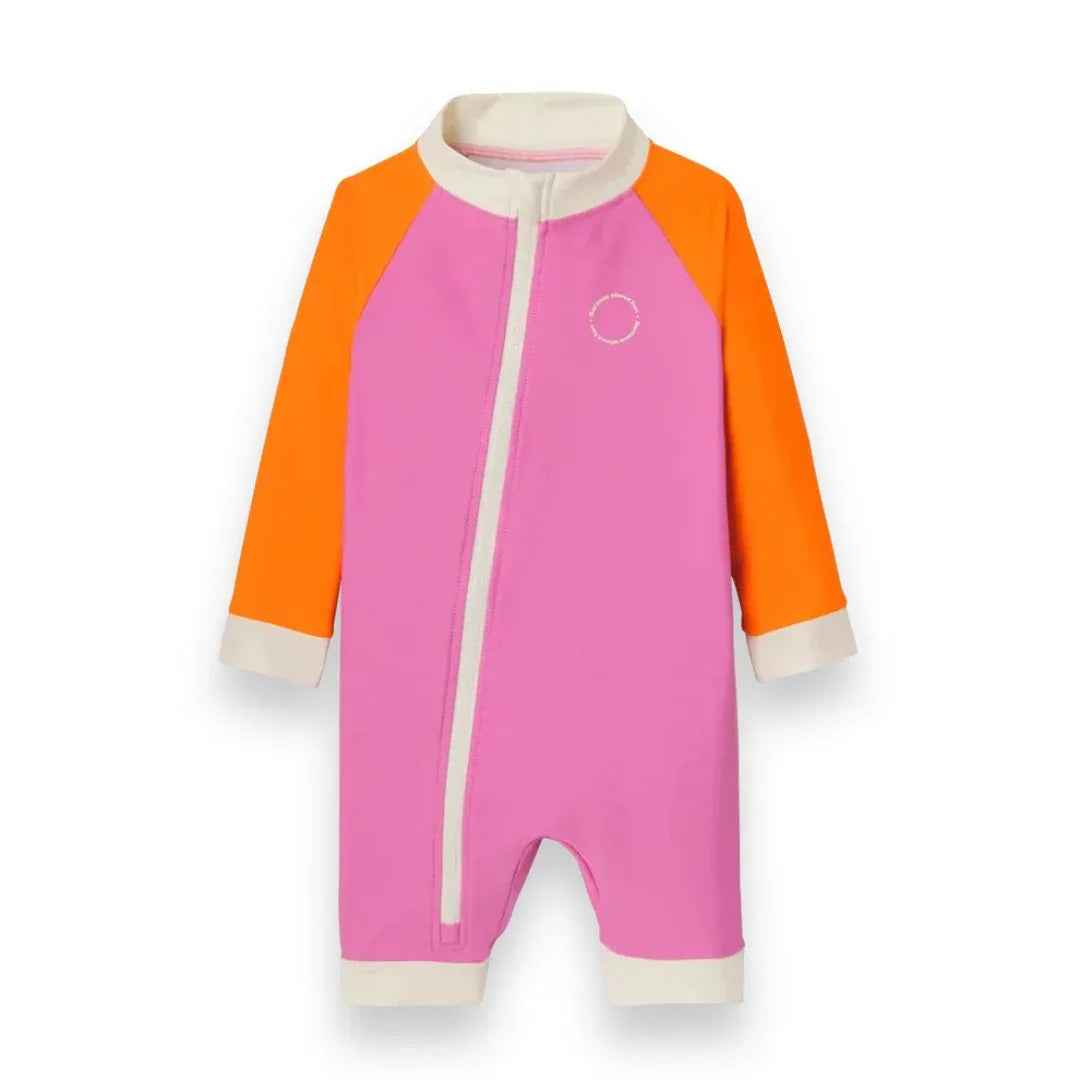 KiETLA® Otroške daljše enodelne kopalke Pink/Red Ki ET LA