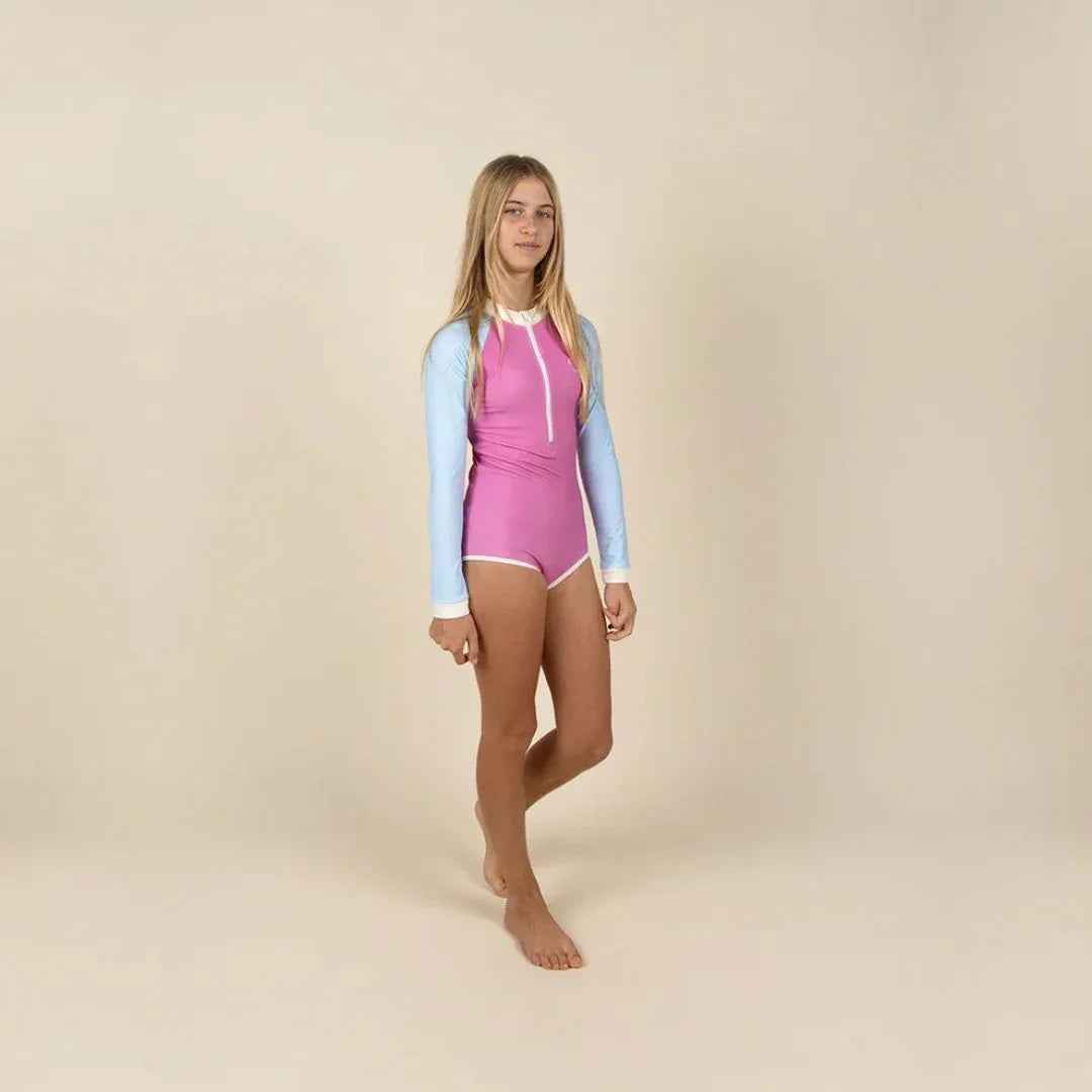 KiETLA® Otroške enodelne kopalke Pink/Blue Ki ET LA