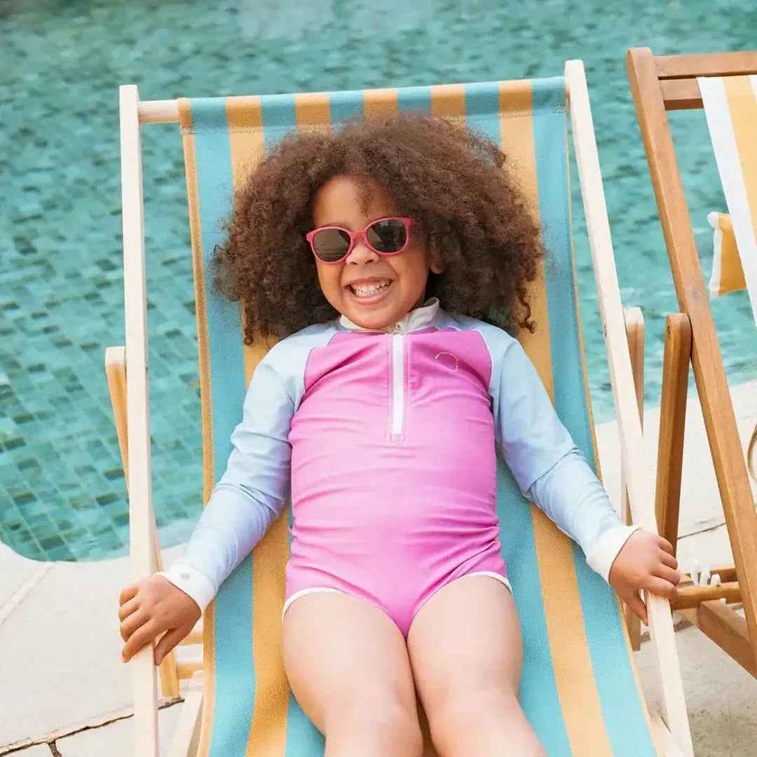 KiETLA® Otroške enodelne kopalke Pink/Blue Ki ET LA