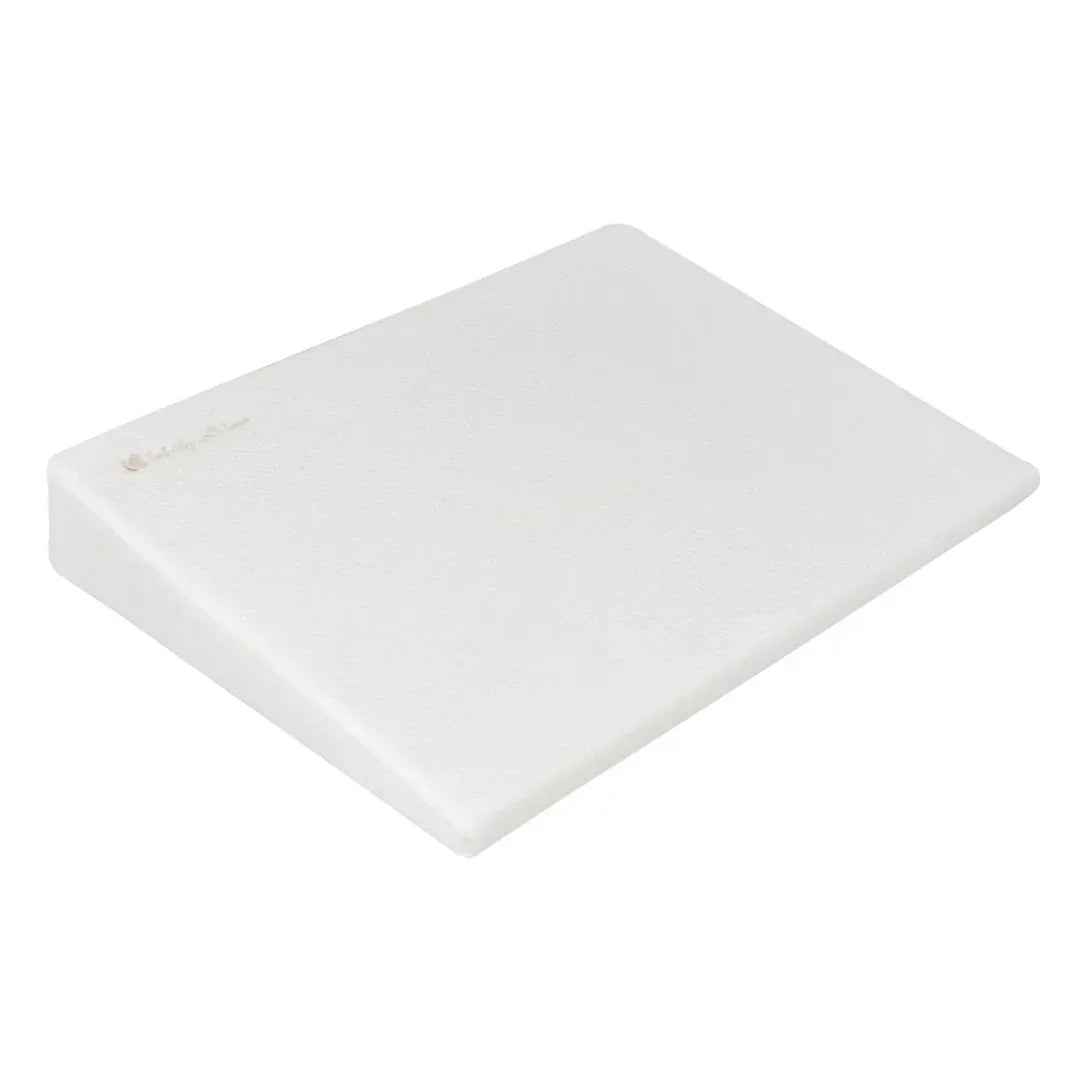 KikkaBoo® Vzglavnik z naklonom iz spominske pene Airknit White KikkaBoo