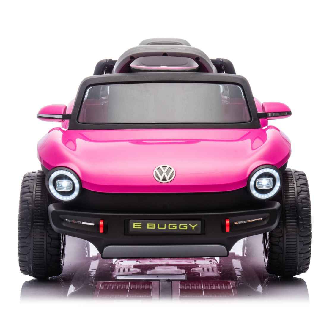 KikkaBoo® Avto na akumulator Licensed Volkswagen E Buggy Pink 12V/5A KikkaBoo
