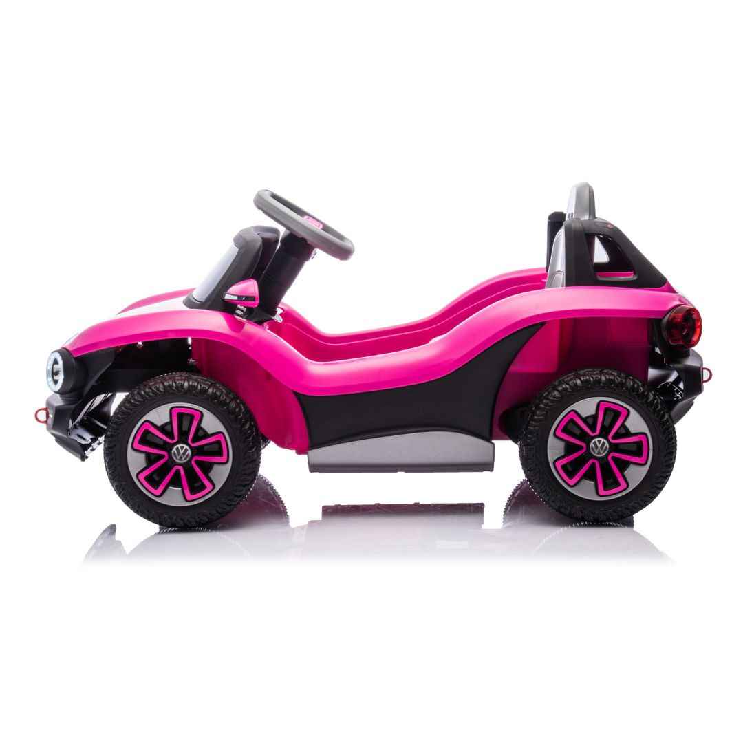 KikkaBoo® Avto na akumulator Licensed Volkswagen E Buggy Pink 12V/5A KikkaBoo