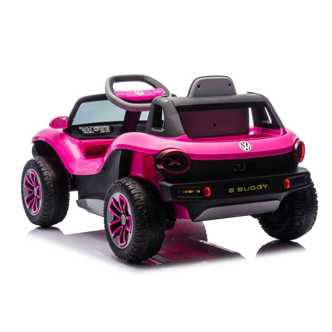 KikkaBoo® Avto na akumulator Licensed Volkswagen E Buggy Pink 12V/5A KikkaBoo