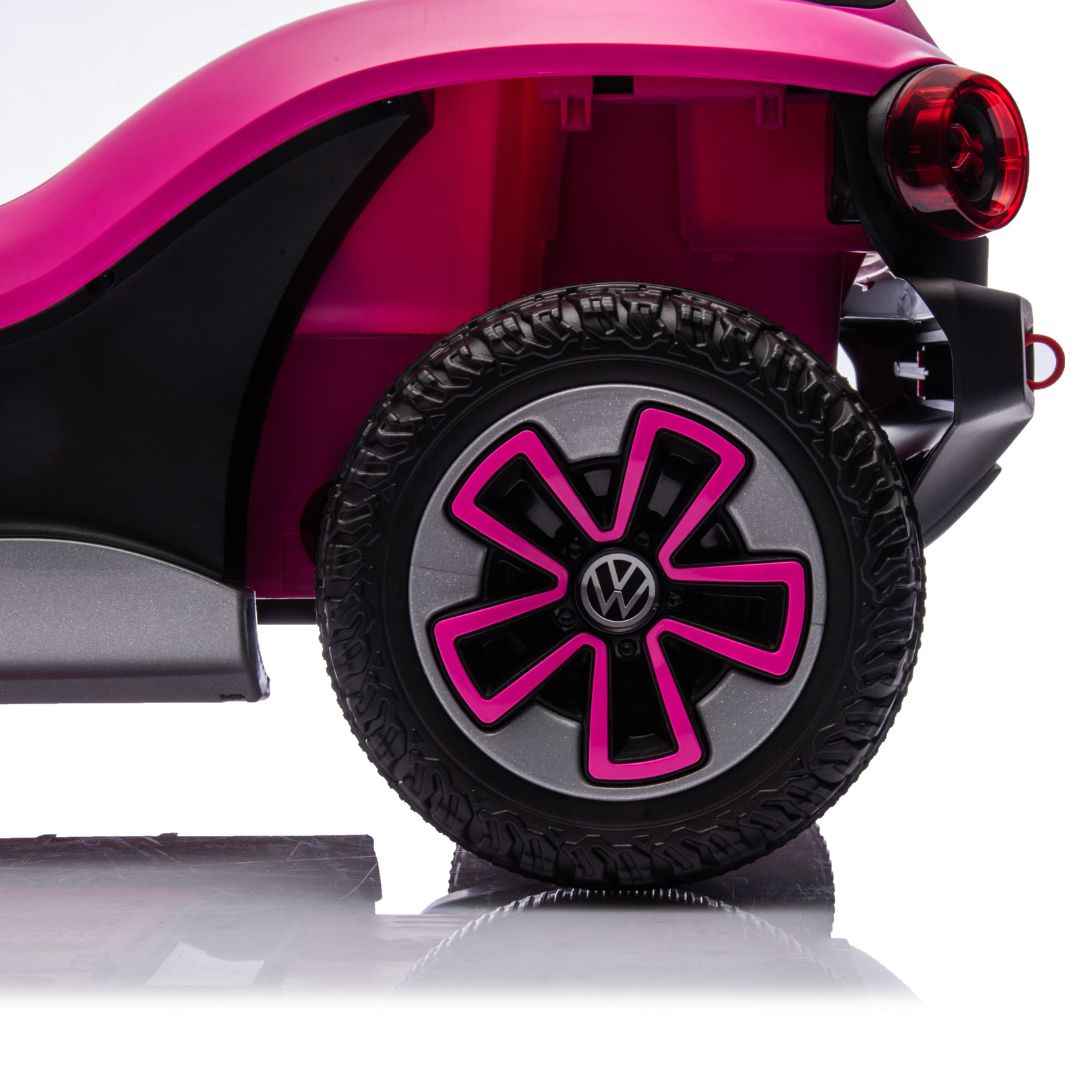 KikkaBoo® Avto na akumulator Licensed Volkswagen E Buggy Pink 12V/5A KikkaBoo