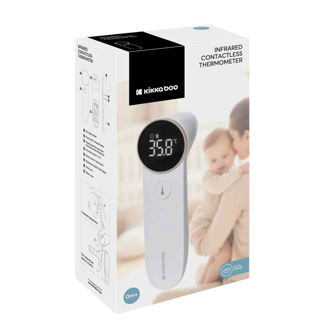 KikkaBoo® Brezkontaktni infrardeči termometer Beige KikkaBoo