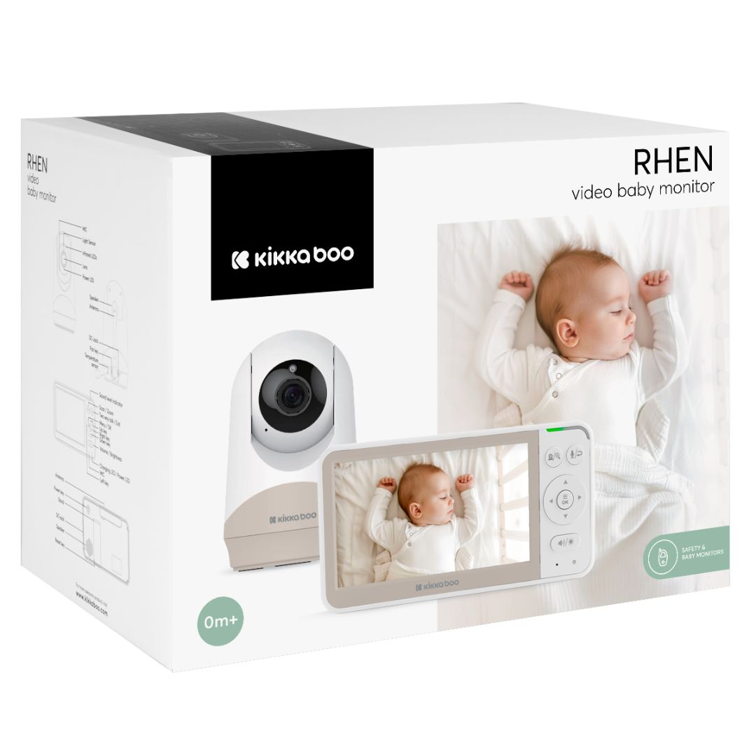 KikkaBoo® Wireless Electronic Baby Monitor Rhen Beige – slika 14