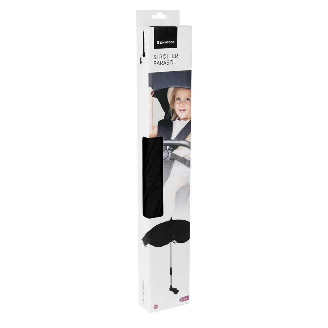 KikkaBoo® Dežnik za voziček Black KikkaBoo
