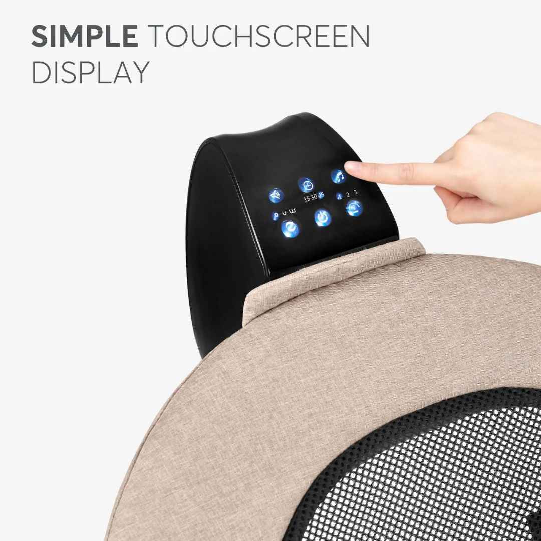 KikkaBoo® Električni gugalnik Zazu Beige KikkaBoo