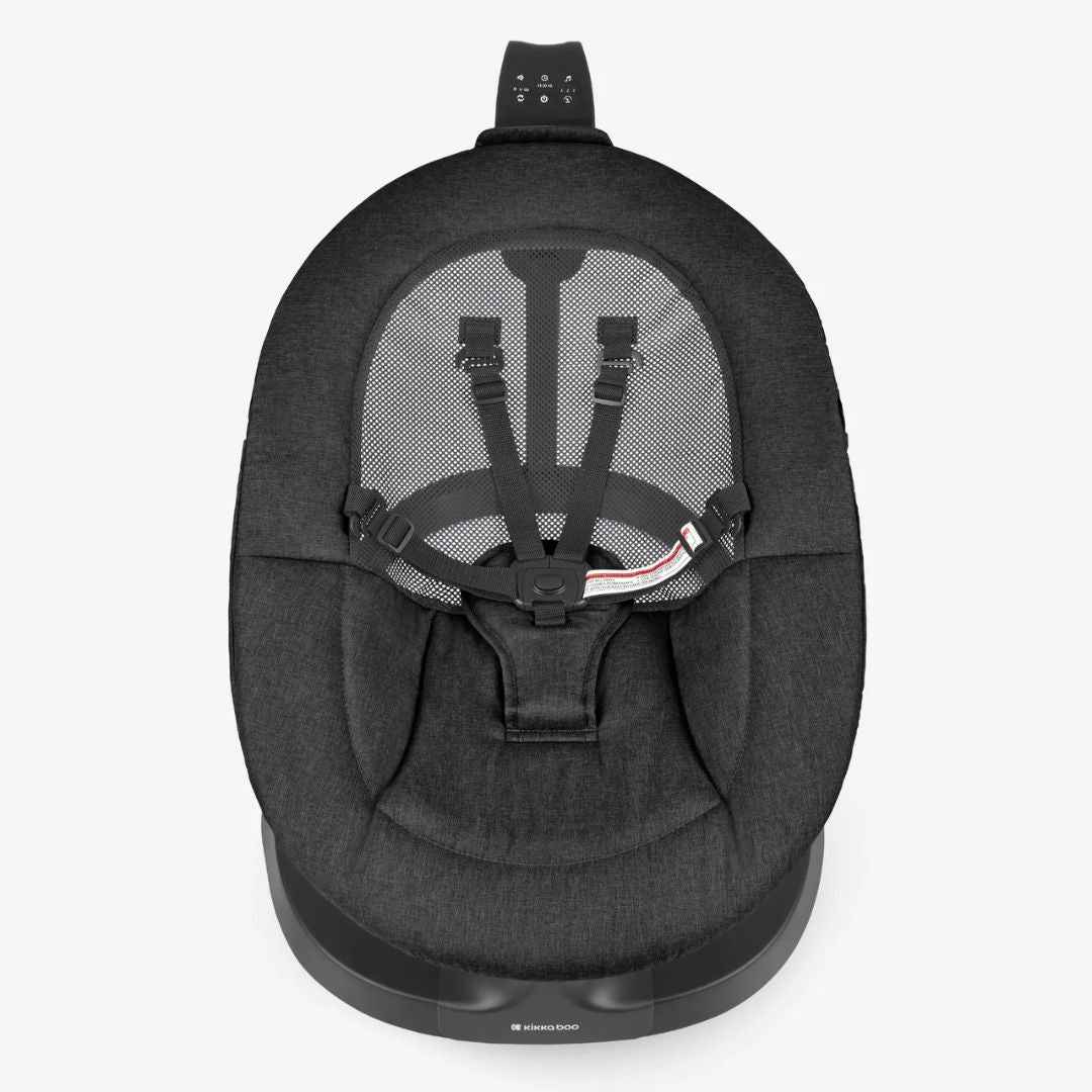 KikkaBoo® Električni gugalnik Zazu Black KikkaBoo